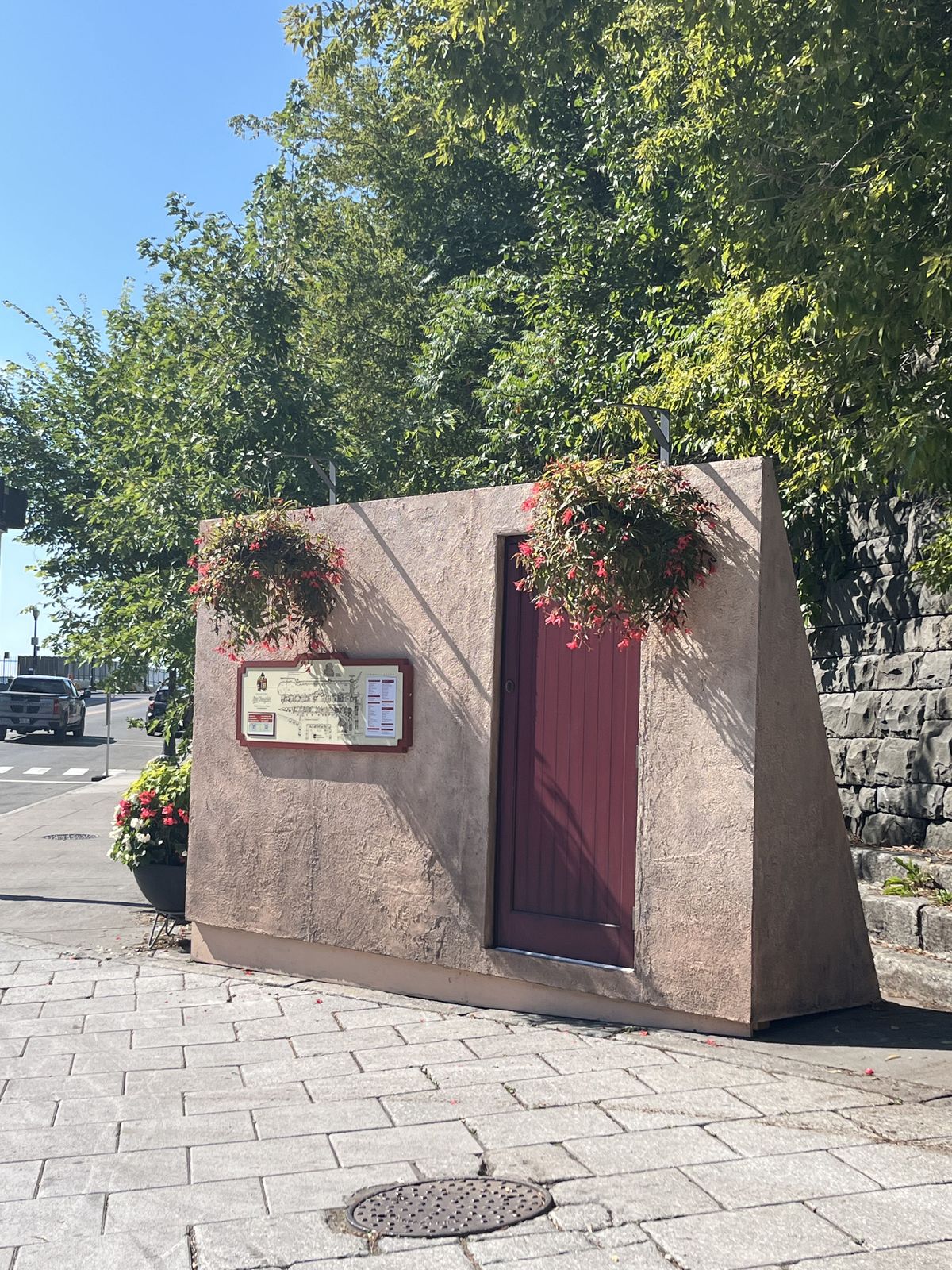 reproduction of famous red door